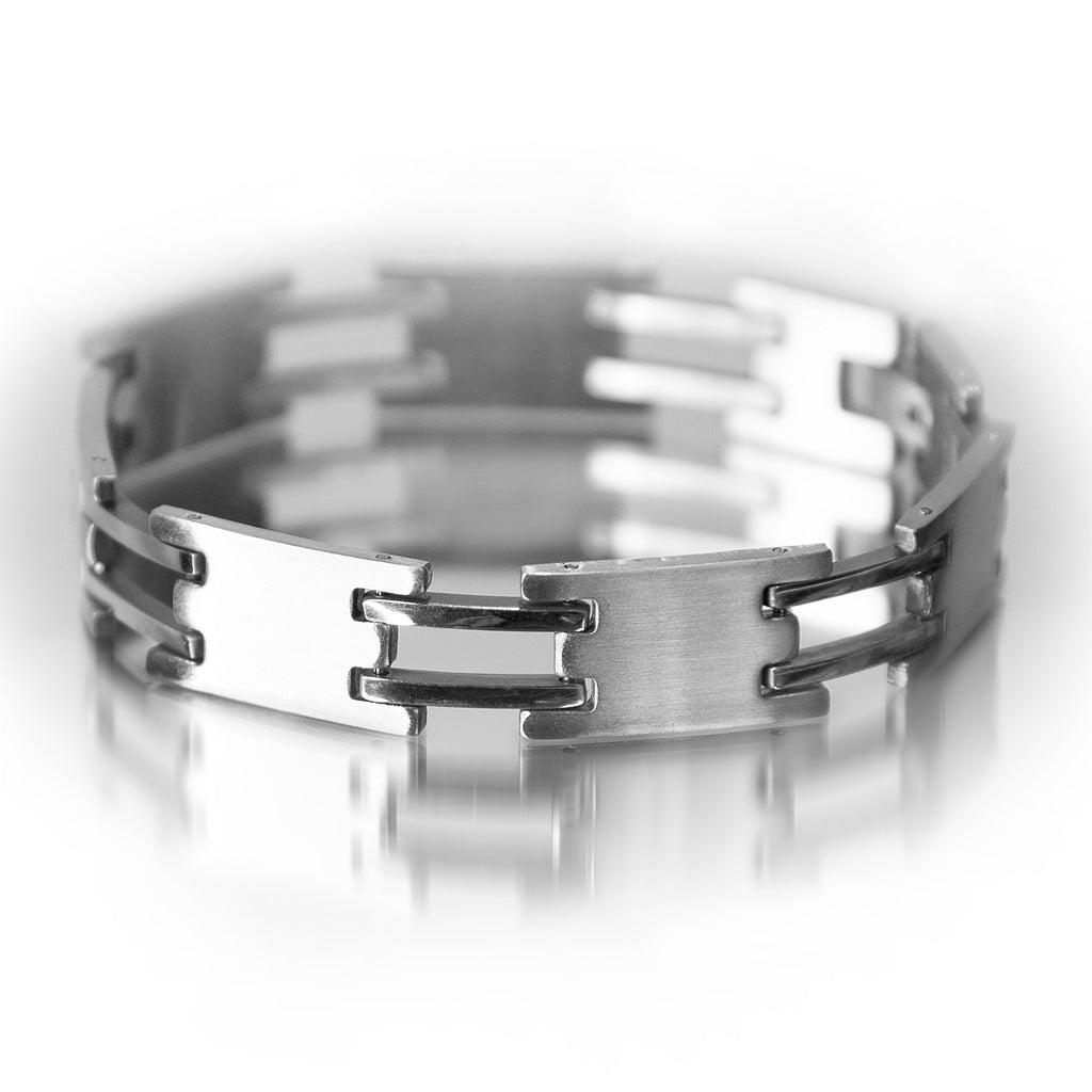 Stainless Steel Men's, Women's, Teen's Cuff Bracelet Reversible Matte Or  Gloss, Colorado COL031-01